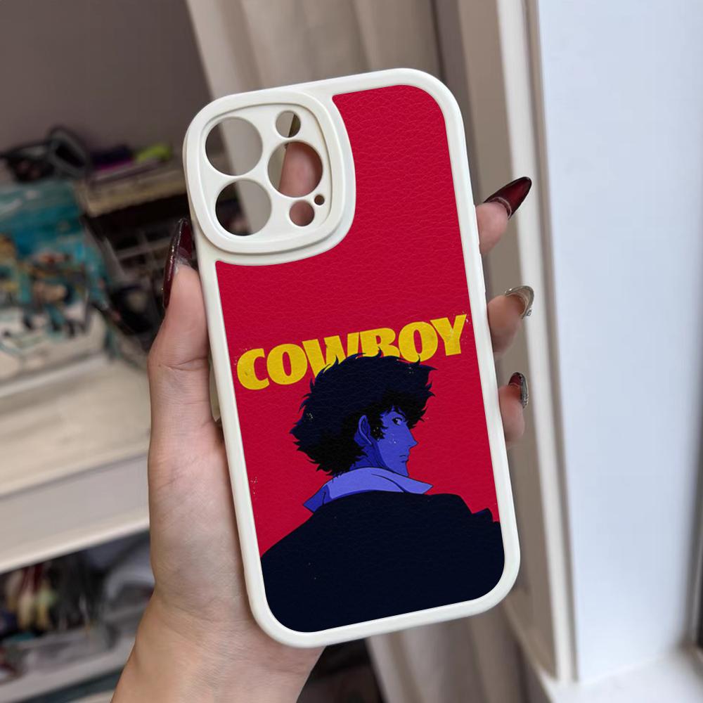 C-Cowboy Anime B-Bebop Phone Case For Iphone 16 15 14 12 13 Pro Max 11 Mini Xs Puls Lambskin Silicone Cover