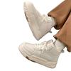 Autumn New High-top Sports Shoes Women's College Style Niche Original Thick Baseplate Shoes Versatile Fashion Casual White Shoes