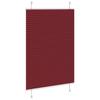 Burgundy Red Pleated Blind 85X150 Cm Fabric Width