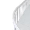 INS Bolin Multifunctional Solid Wood Round Baby Bed: Convertible Twin and Co-Sleeping.
