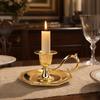 Zinc Alloy Vintage Taper Candle Stick Holder Candle Stand  Dining Table Centerpiece