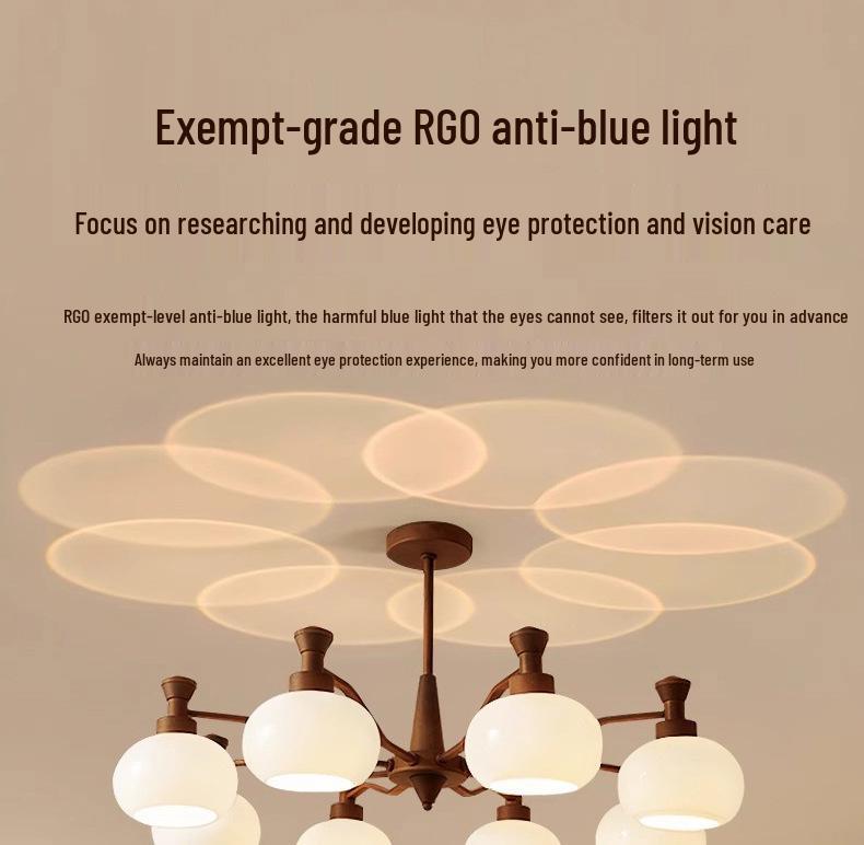 2025 French Mid-Century Luxury Chandelier: Retro American Persimmon Hall Lighting Fixture