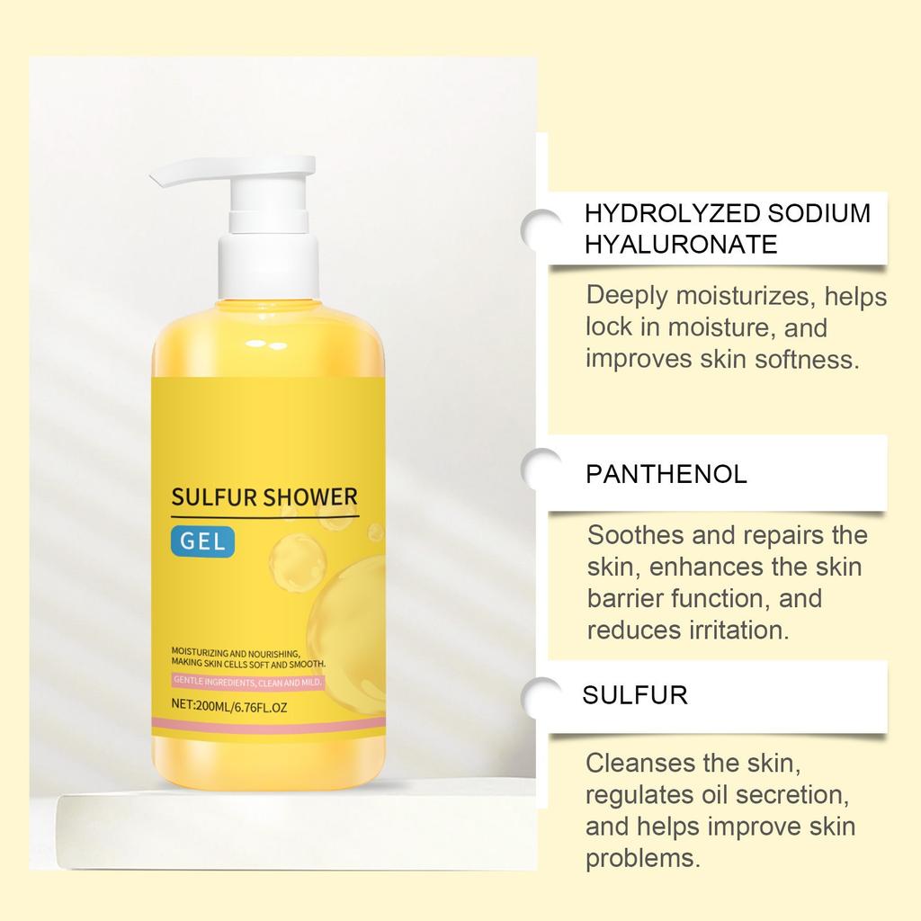 Body Wash Gently Cleanses Skin Smooth, Delicate, Moisturizing And Refreshing Oil-control Body Wash 200ml