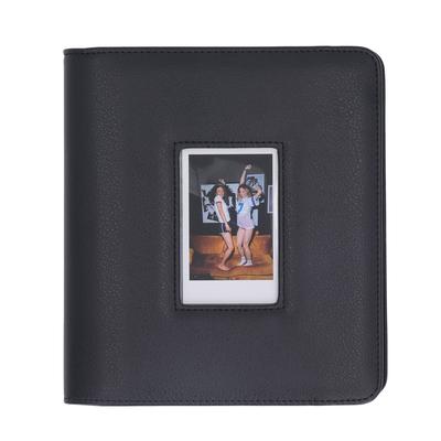 Álbum de Fotos com Capa de Couro Vintage Capacidade Grande Pequeno para Fotos de Câmera Instantânea de 3 polegadas