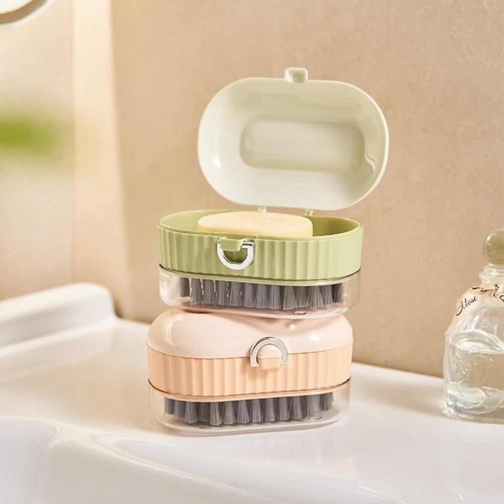 2PCS Drainable Soap Dish Multi-functional Soap Storage Rack Portable Soap Holder  Household Use