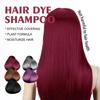 Purple Hair Dye Shampoo 3 in 1 Fast Gray Coverage with Botanical Oil Conditioning 100ml Travel Size