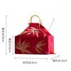 Creative Chinese Style Portable Tea Handbag Large Capacity Tea Can Festival Gift Box Travel Tea Set Cup Retro Storage Bags New