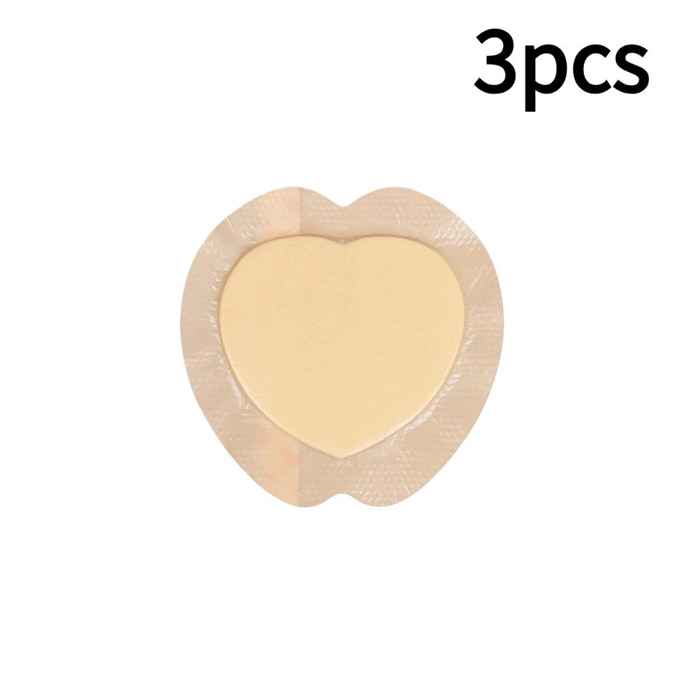 1/3/5 Stück Silikon-Schaumstoff-Wundauflage mit Kleberand Steril Wasserdicht Wundpflaster Verband für Zuhause Reise Erste Hilfe