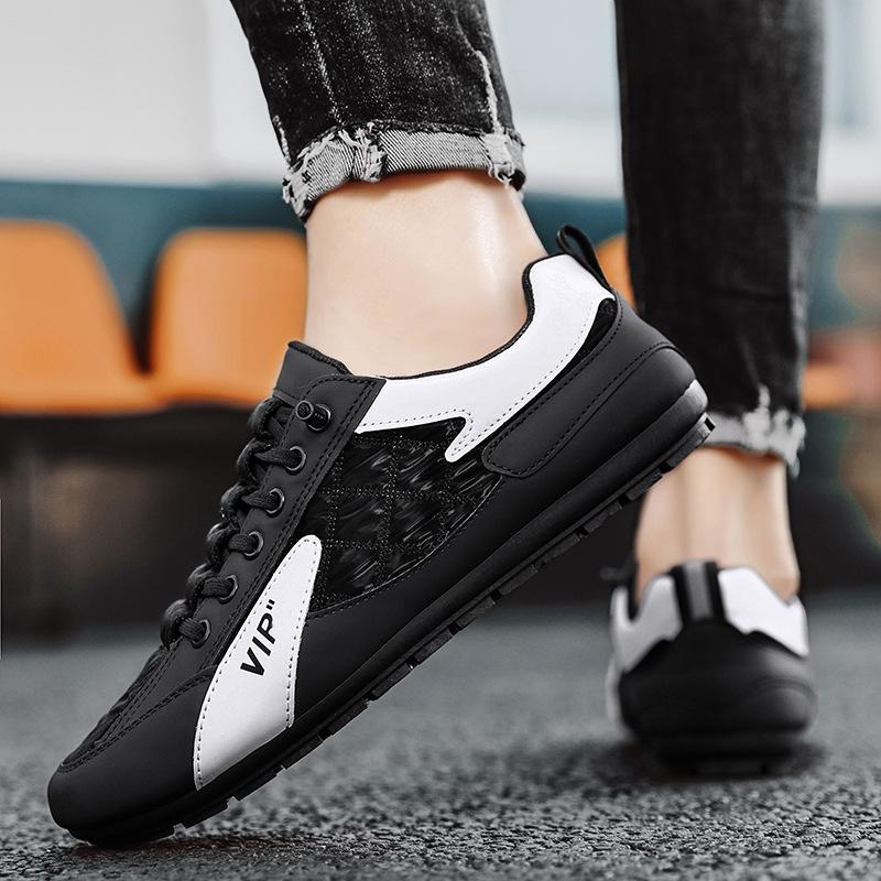 

Autumn and winter high-quality velvet warm breathable low-top men s shoes ultra-light foot loafers one-pedal Doudou shoes men 39 белый