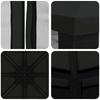 Garden Pavilion with Side Walls 3 X 3 M Black