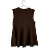 ADORE [Good Condition] 531-3170315 Peplum Knit Sleeveless tops 38 BrownUsed