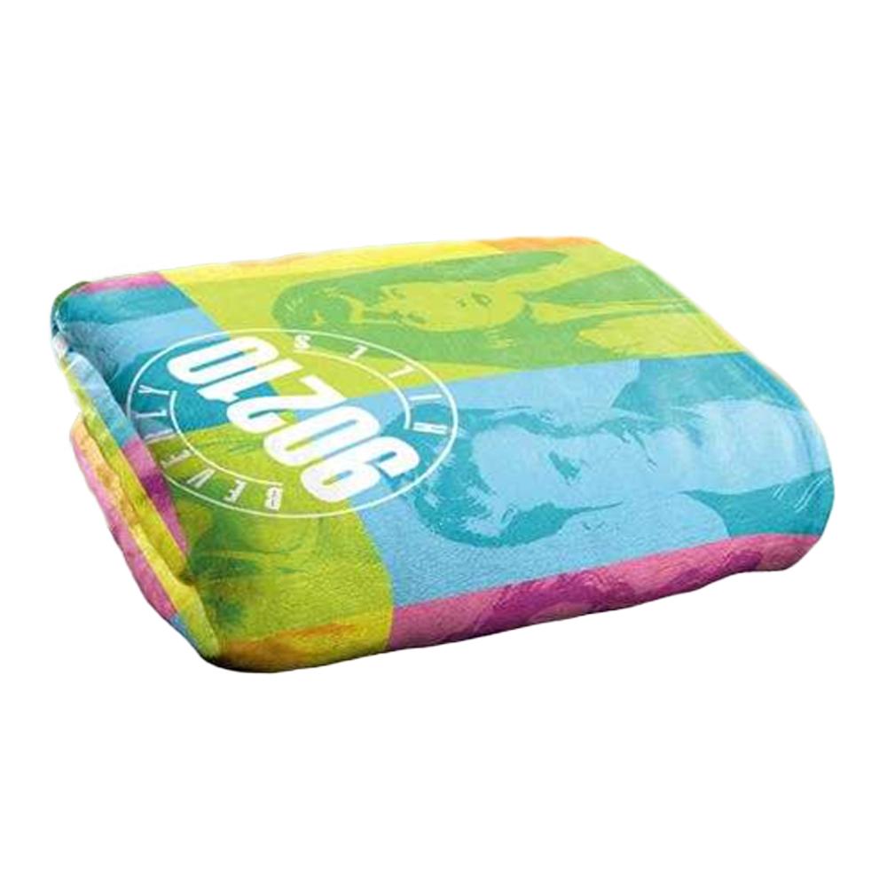 Beverly Hills Cop 90210 Silky Colour Block Supersoft Blanket