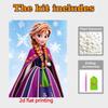 Disney Pearl Painting Frozen Anna 5D DIY Pearl Picture Crafts for Adults/Beginners Gift Ideas Home Decor