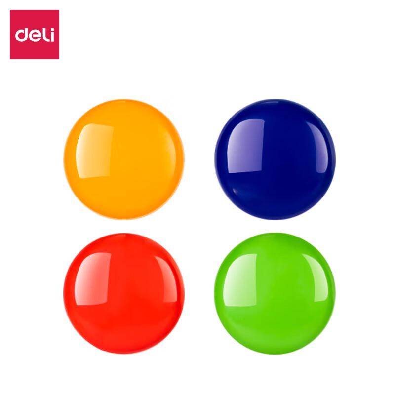 Deli Colorful Whiteboard Magnets (24 Pcs)