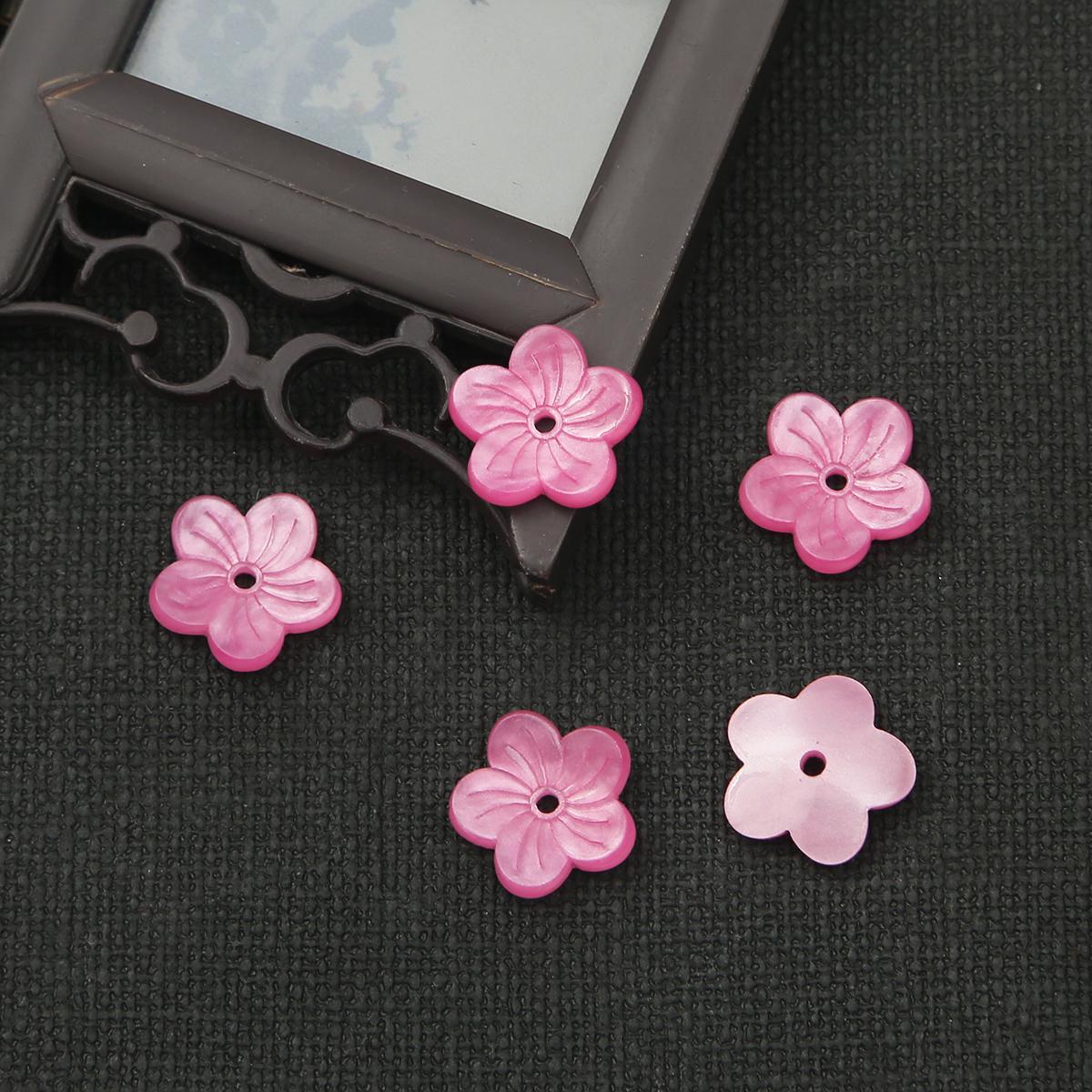 

10 шт. имитация ракушки из ацетата с пятью лепестками цветов, очаровательные антикварные аксессуары для изготовления ювелирных изделий своими руками 15mm 10pcs