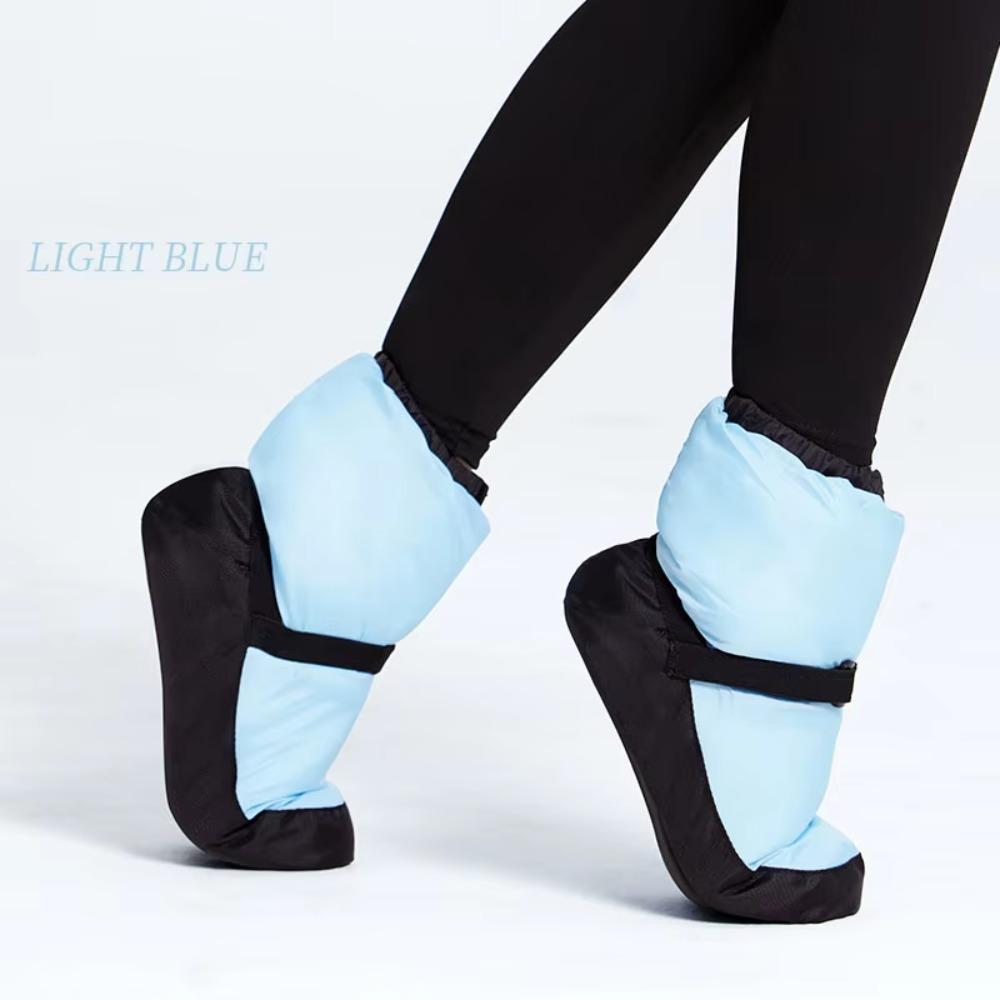 

1 Pair Warm Girls Dancing Shoes Anti-slip Winter Ballet Dance Boots Winter Ballet Shoes Girls S синий