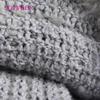 SOMALER Knit Real Mink Fur Hats for Winter Women Weave Fur Cap with Fox Fur Pompom Fox Fur Brim Luxury Female Knitted Beanies