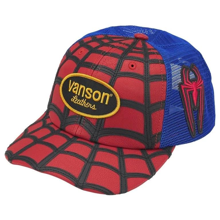 Supreme x Vanson Leathers Spider-Man Mesh