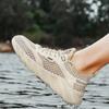Men's Sneakers Mesh Hollow Out Breathable Casual Shoe Outdoor Non-Slip Wading Shoes for Men Light Sport Running Shoes Tenis 2024