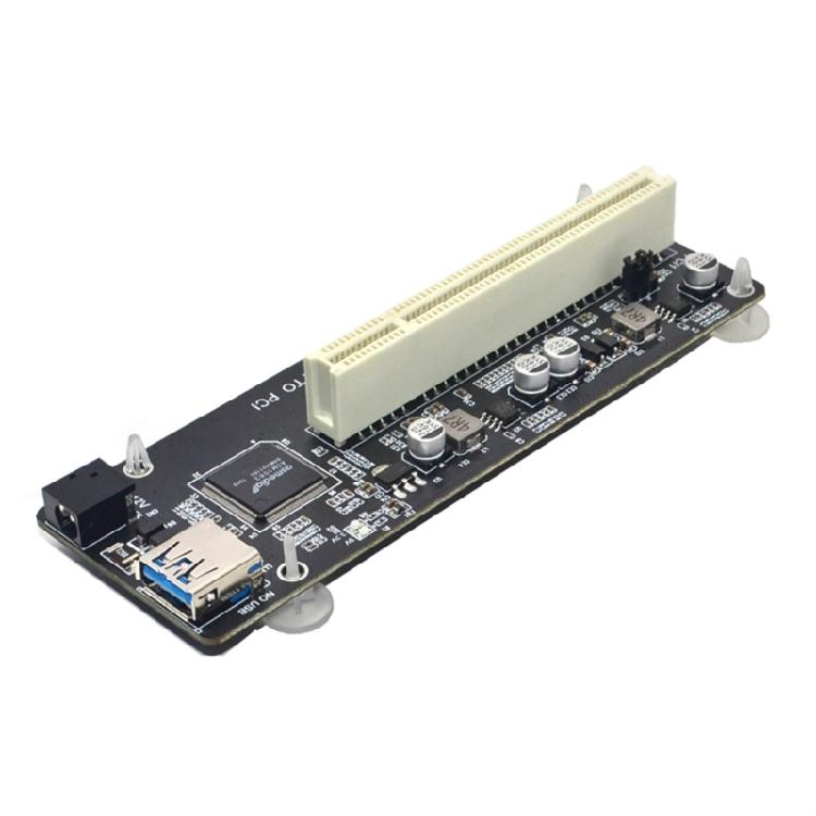 PCI-E to DUAL PCI Adapter Card Supporting Dual Pci to Work Simultaneously