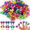 20PCS Funny Finger Eyes Puppet Eyeball Rings Party Favors School Prizes Classroom Rewards for Christmas Birthday Gifts Kids