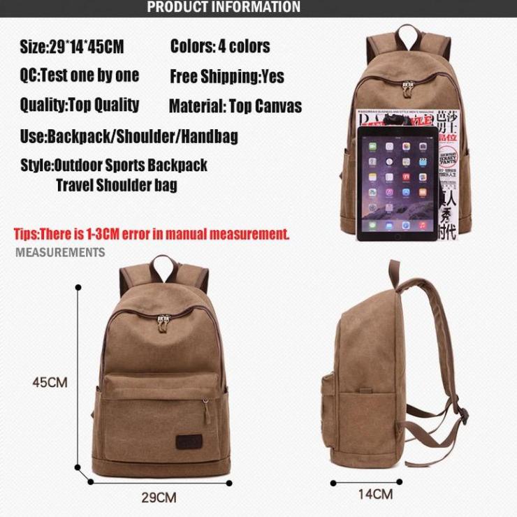 Travel Bag Outdoor Sports Mountaineering Gym Bag Men Bags Canvas Shoulder Bag Male Canvas Backpacks MIT