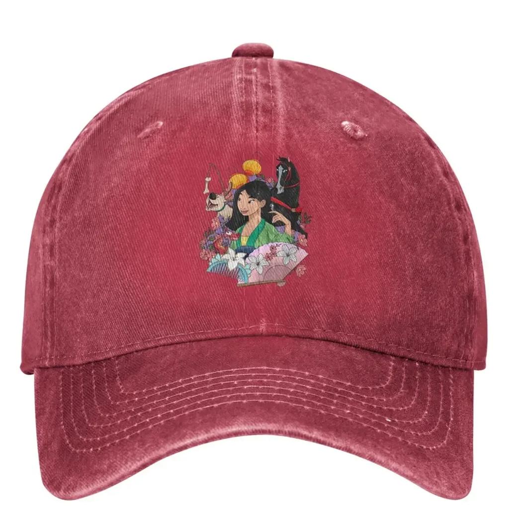 Mul Cartoon Logo Denim Baseball Cap Outdoor Sports Hip Hop Hats Summer Women Unisex Y2k Funny Sunshade Baseball Caps