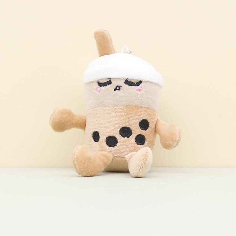 Adorable Bubble Tea Plush Toy Keychain Cute 4 Inch Stuffed Animal Accessory