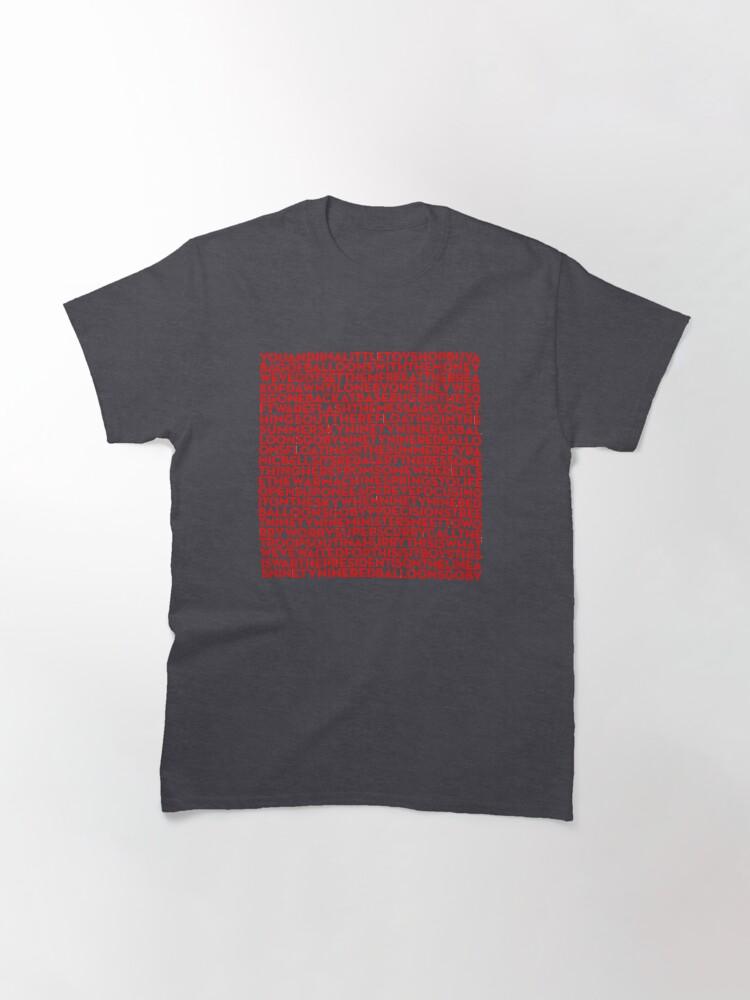 Nena 99 Red Balloons - Nena (lyrics) V.6 Classic T-Shirt