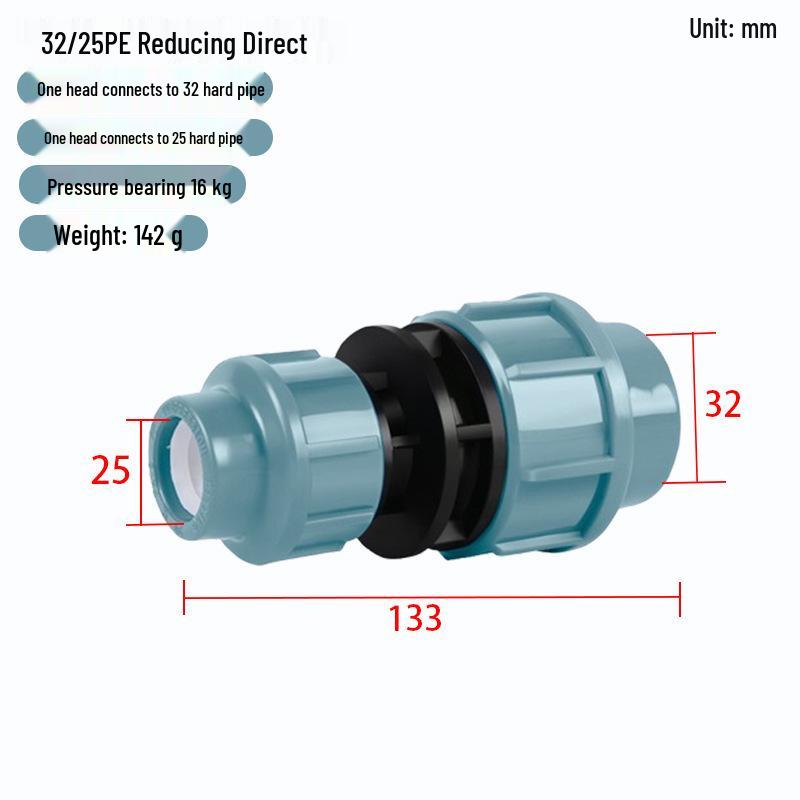 Quick Connect PE Pipe Fittings: Live Joint Tee, Elbow, Ball Valve - No Hot Melt Required
