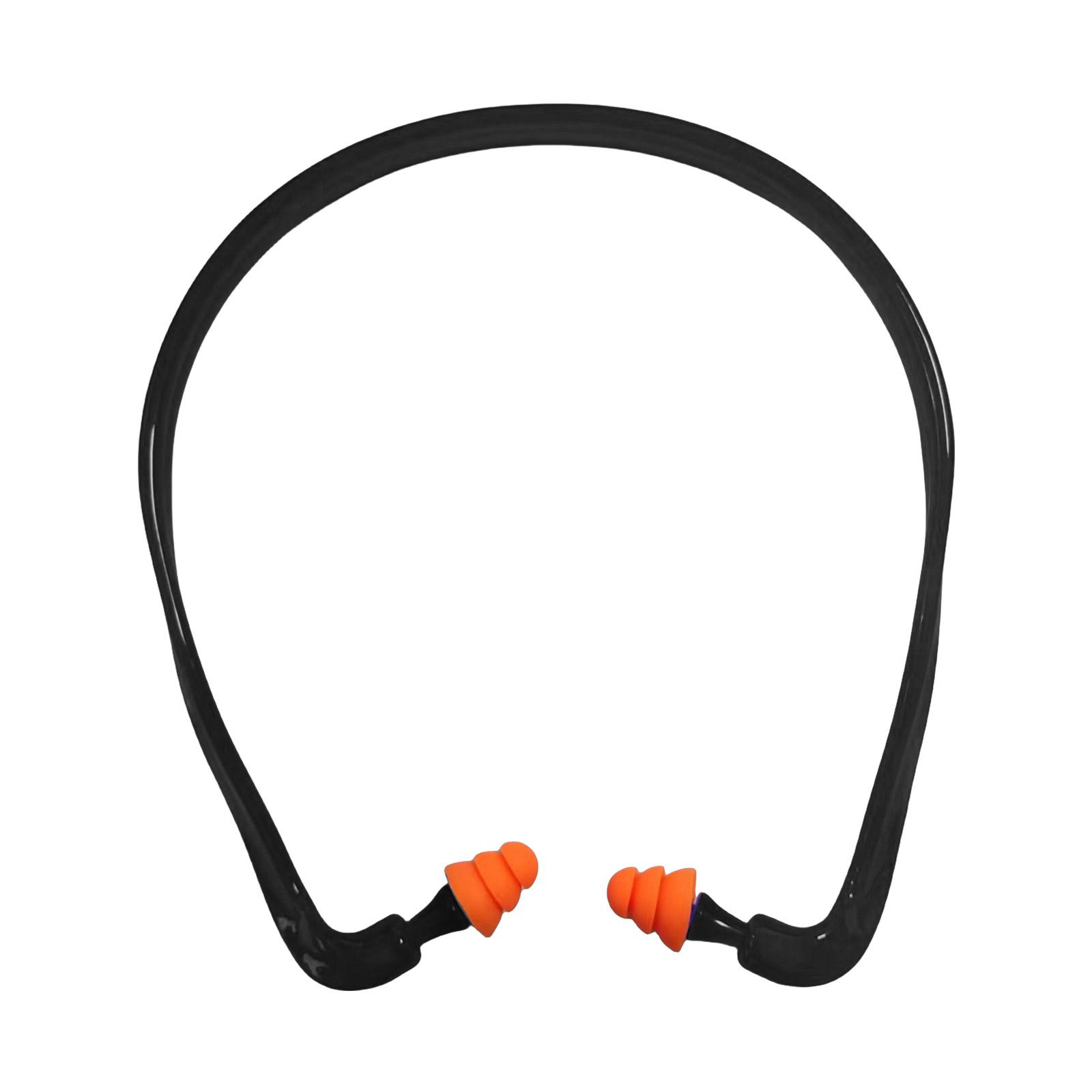 Мягкие силиконовые беруши с креплением на голову защитные наушники для сна и работы — фото 7