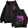 Junior H Latinoamerica En Lagrimas Tour 2026 Hanorace cu fermoar Bărbați Femei Modă Casual Hanorace cu fermoar Pulovere Streetwear