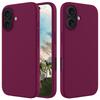 For iPhone 16 Case Liquid Silicone Soft Lining Shockproof Phone Cover