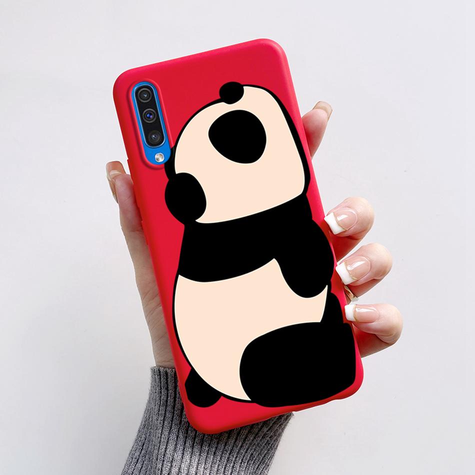 For Samsung A50 A50S A30S Case Cartoon Soft Liquid Silicone Full Protection Phone Back Cover For Galaxy A 50 50S 30S Funda Shell