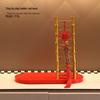 Bamboo Water Drop Key Holder and Accessory Rack for Entryway