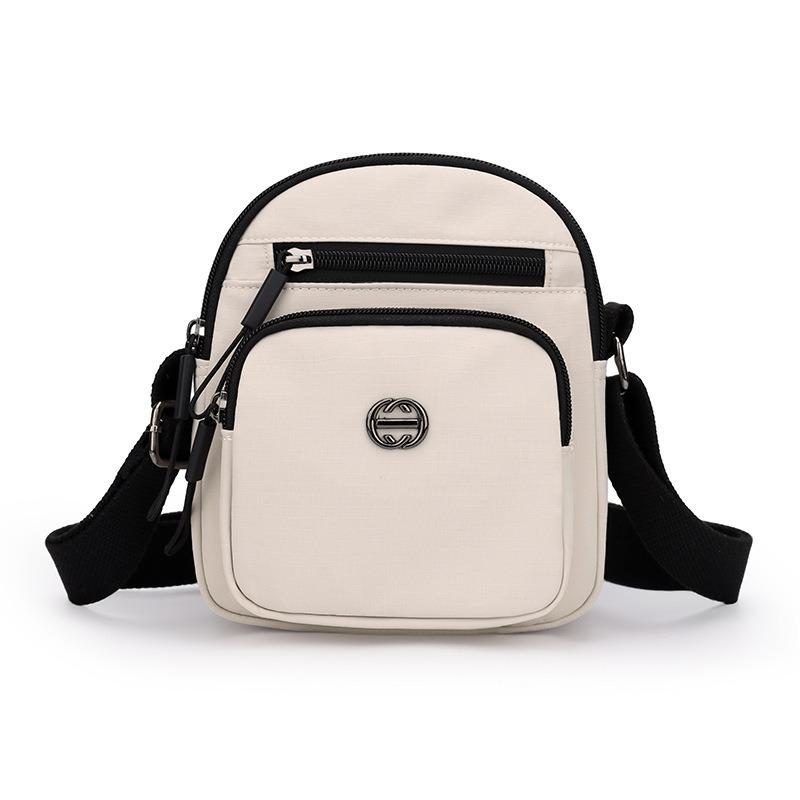 Simple Commuter Women's Bag Lightweight and Compact Multi-layer Nylon Cloth Coin Purse Portable Shopping Commuter Women's Crossbody Bag