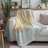 Soft Cozy Plush Blanket with Floral Mandala Pattern Warm Throw Blanket for Sofa Bed Decoration Gift