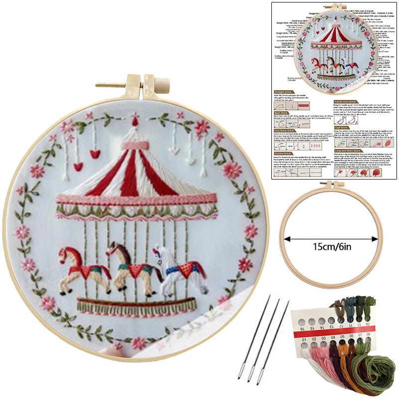 Neues DIY Weihnachtsstick-Set - Handgefertigtes Set