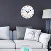 10 Inch Rustic Wooden Wall Clock Easy Installation Battery Operated Round Easy to Read Silent No Ticking Clock Kitchen Living Room Bathroom Farmhouse