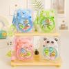 Rotating Fishing Fishing Toy Keychain Anti Loss Car Key Ring Cartoon Bag Pendant  Birthday Gift