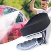 Perie Auto Detailing Moale Portabilă Perie pentru Anvelope Auto cu Capac Sigilat, Perie de Detailing de Înaltă Densitate pentru Luciu Anvelope, Aplicator Ceară Polish