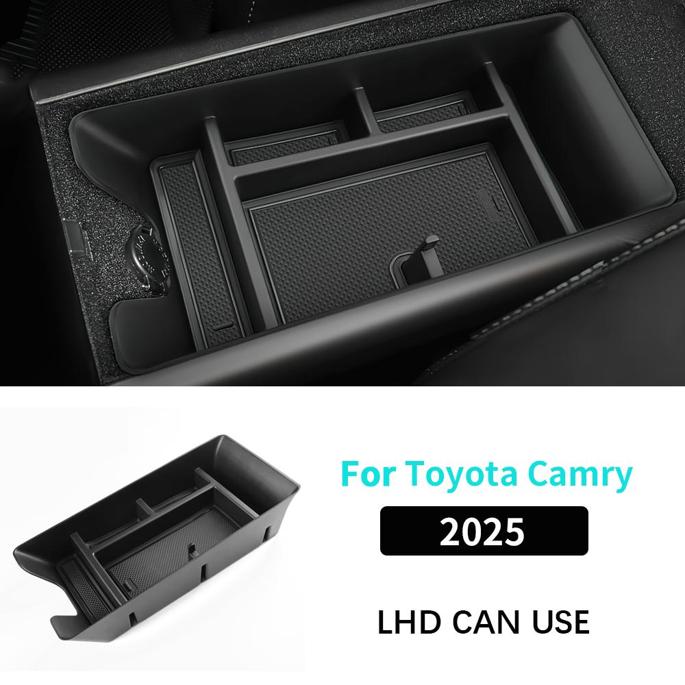 

1Pc ABS Car Center Console Armrest Storage Organizer Box Glove ert Tray For Toyota Camry LE/SE/XLE/XSE 2025 2026 Accessories 1PCS