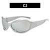 YK men's sunglasses European and American retro new sunglasses personalized fashion hip-hop sunglasses trend