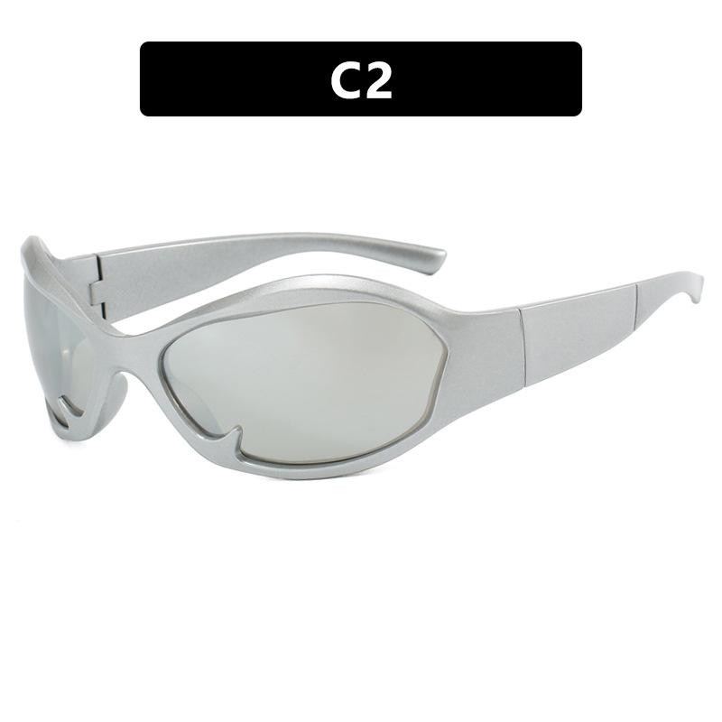 YK men's sunglasses European and American retro new sunglasses personalized fashion hip-hop sunglasses trend
