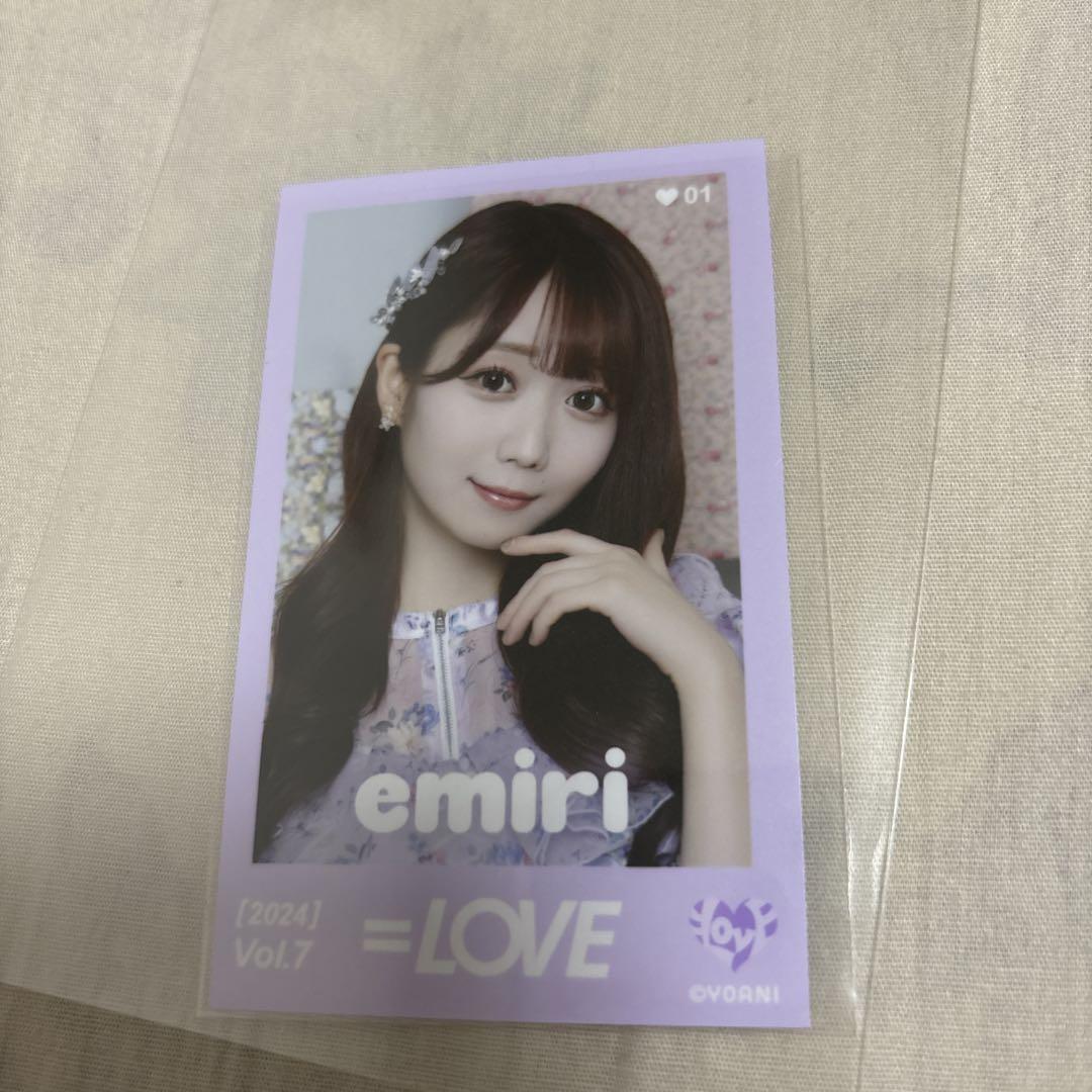 

[USED] Emiri Otani Equal Love Mini Photo Rare