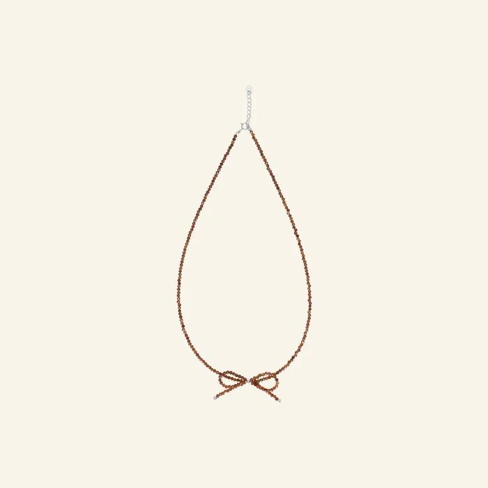 Blonde Ribbon Necklace #N041