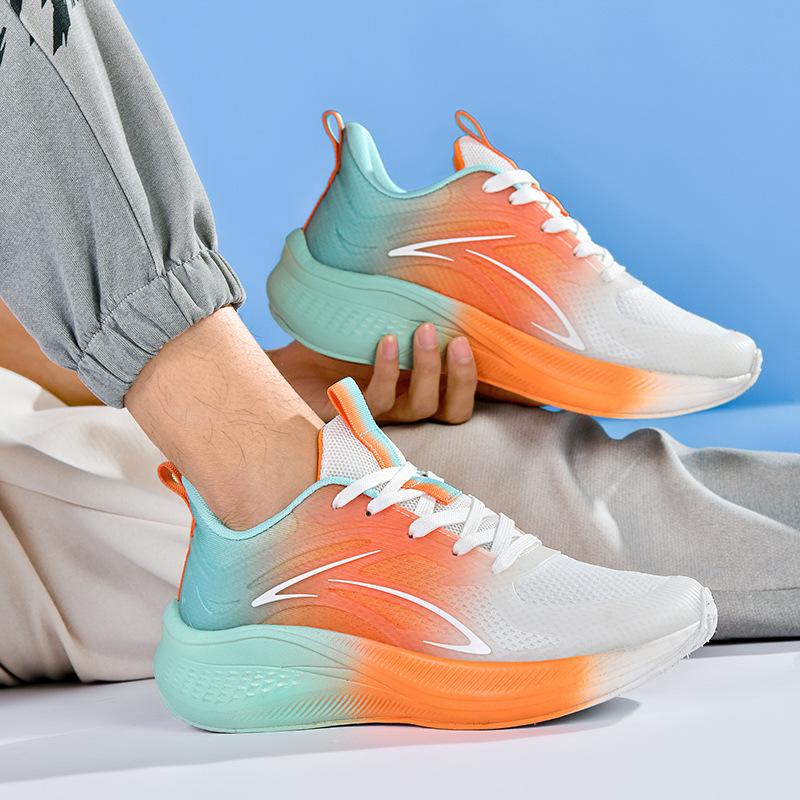 2025 new spring and summer mesh breathable sports shoes men's and women's running shoes fashion casual versatile shoes youth trendy shoes