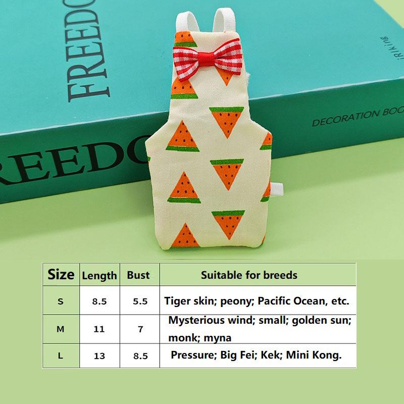 Plenka pro holuby Plenky pro ptáky Látkové Oblečení pro papoušky NXLYP02