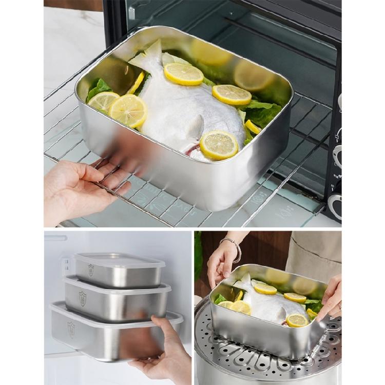 Praktische Kühlschrank-Lebensmittelaufbewahrungsbehälter Große Kapazität Beheizte Lunchbox für einfachen Transport und Frische Mahlzeiten auf Reisen