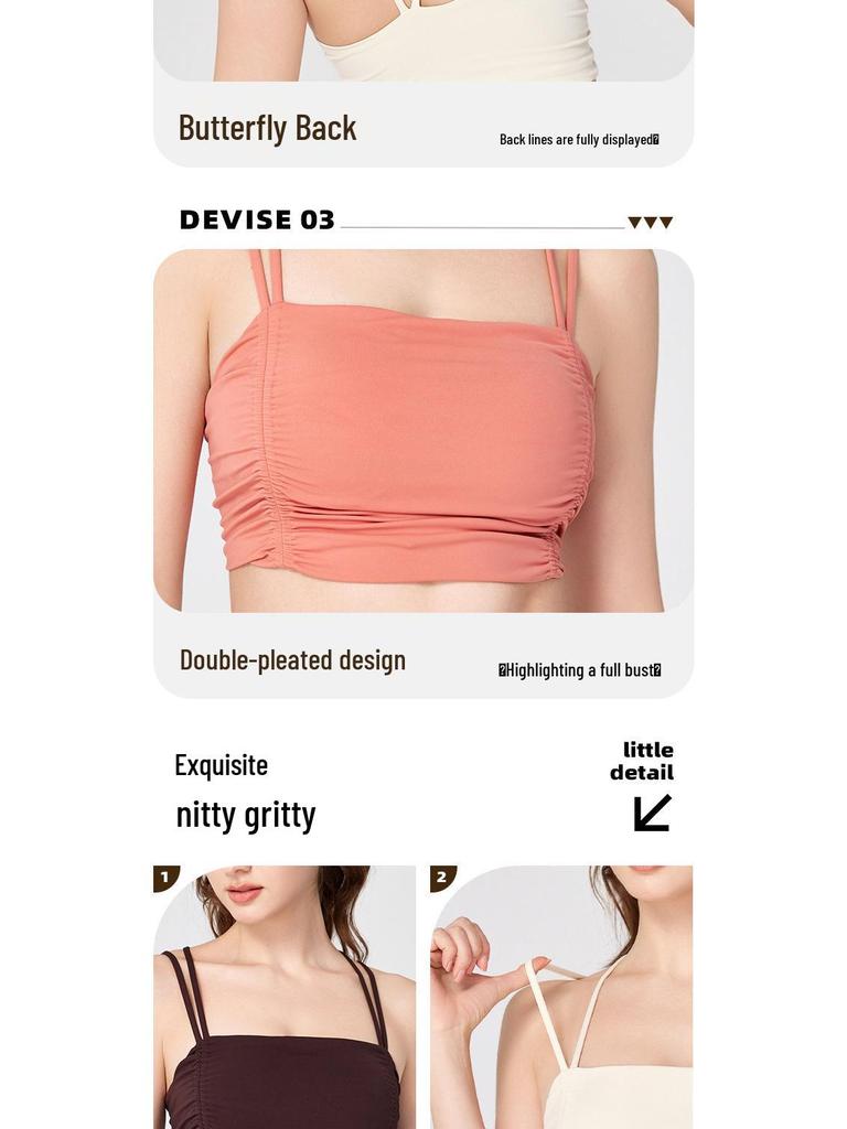 Damski Seksowny Biustonosz Sportowy - Profesjonalny Strój Fitness Jogi